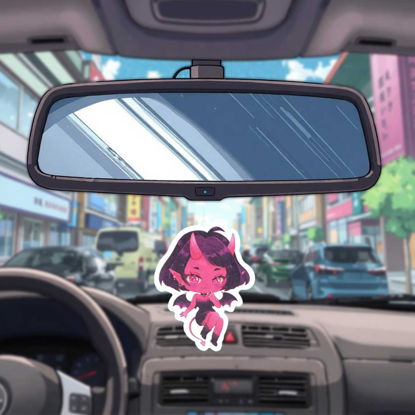 Devil's Kiss Car Air Freshener - Cinnamon and Cherry - Scents From Above