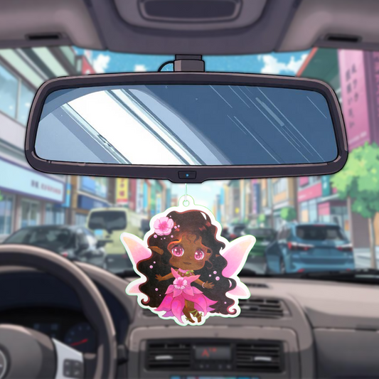 Petal Berry Car Air Freshener - Strawberry Cream and Cherry Blossom - Scents From Above