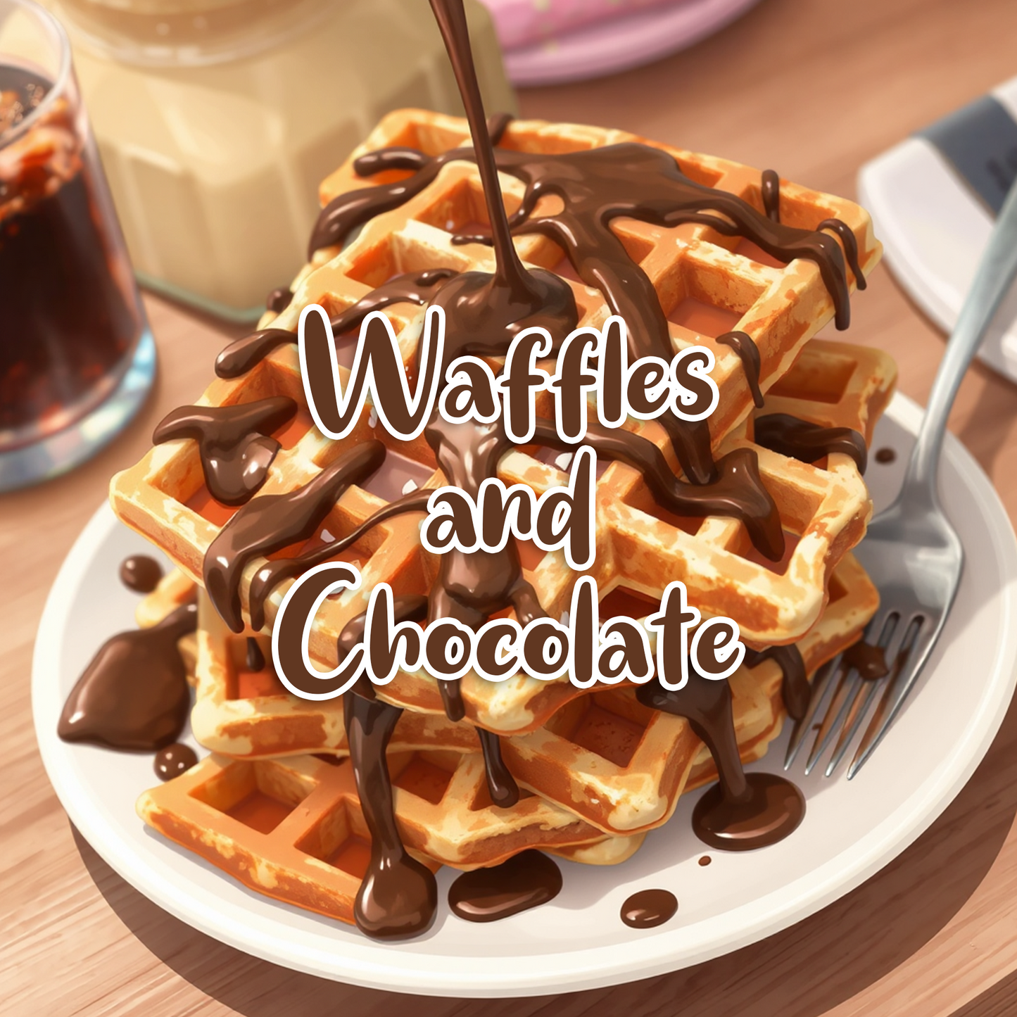 Chocolatey Waffle Dreams Car Air Freshener - Chocolate and Waffles - Scents From Above