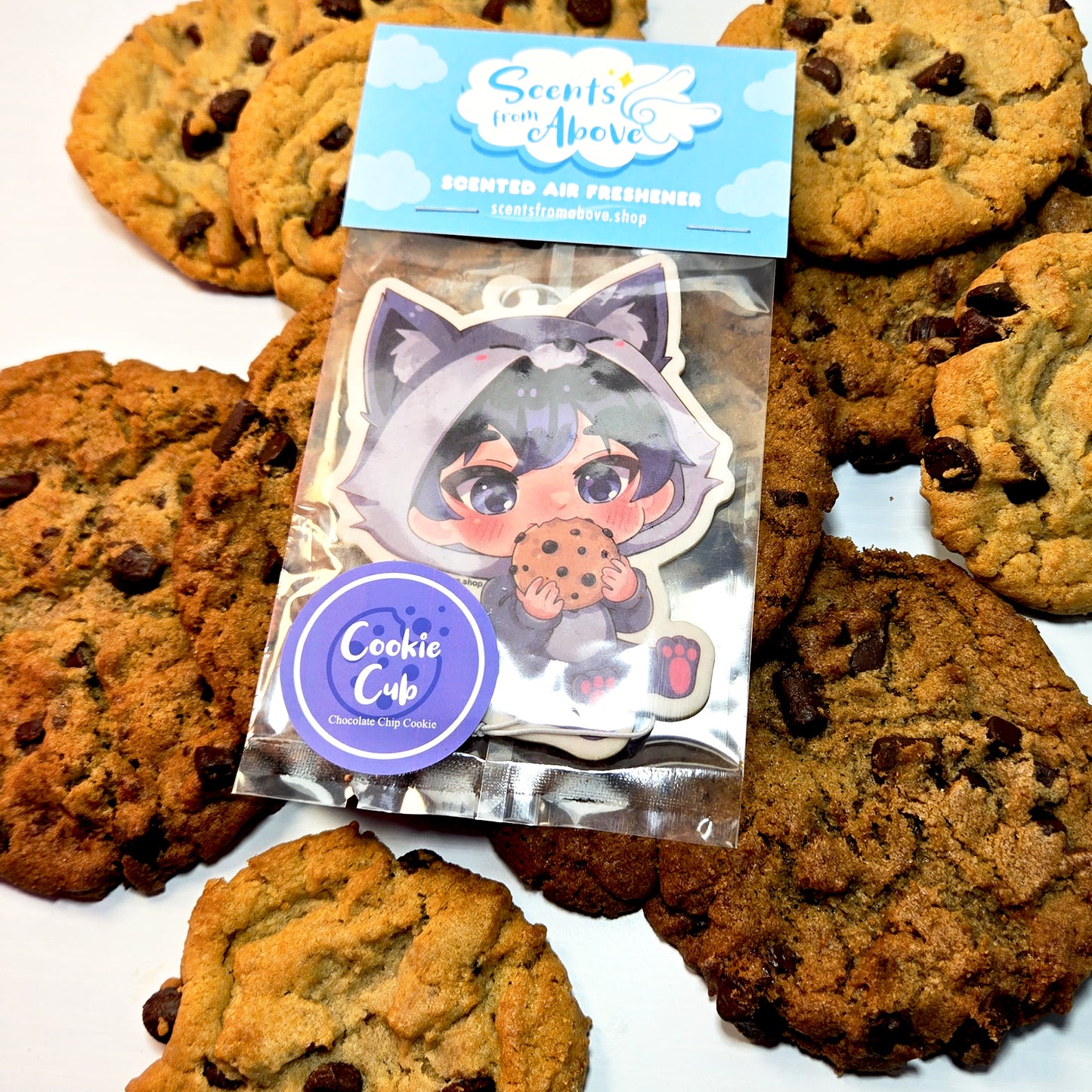 Cookie Cub Car Air Freshener - Chocolate Chip Cookie - Scents From Above