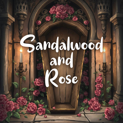 Crimson Rose Car Air Freshener - Sandalwood and Rose - Scents From Above