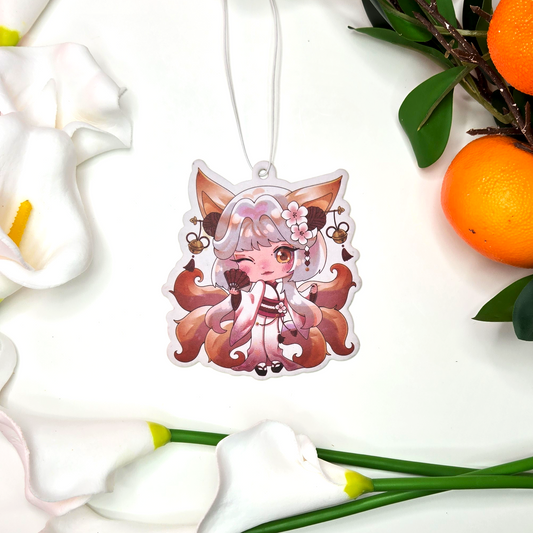 Divine Bloom Car Air Freshener - Sweet Orange and Lily - Scents From Above