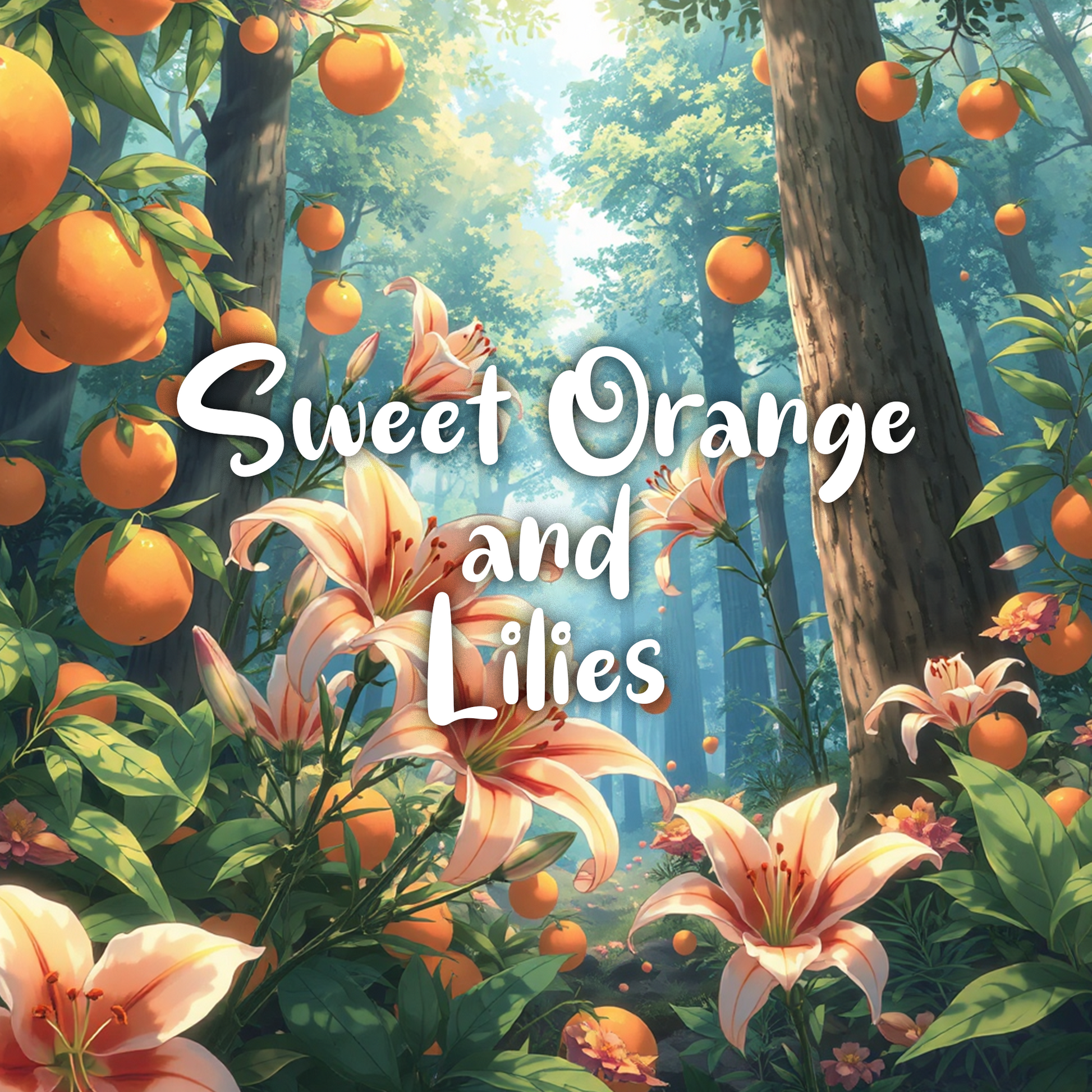 Divine Bloom Car Air Freshener - Sweet Orange and Lily - Scents From Above