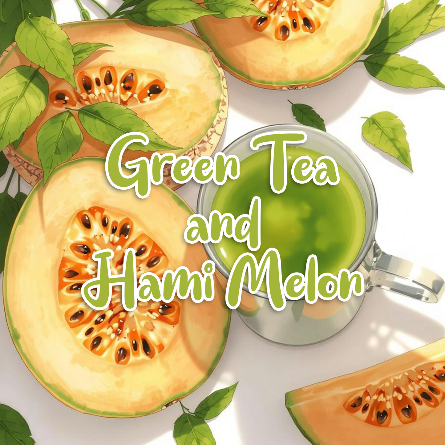 Serpent's Whisper Car Air Freshener - Green Tea and Hami Melon - Scents From Above