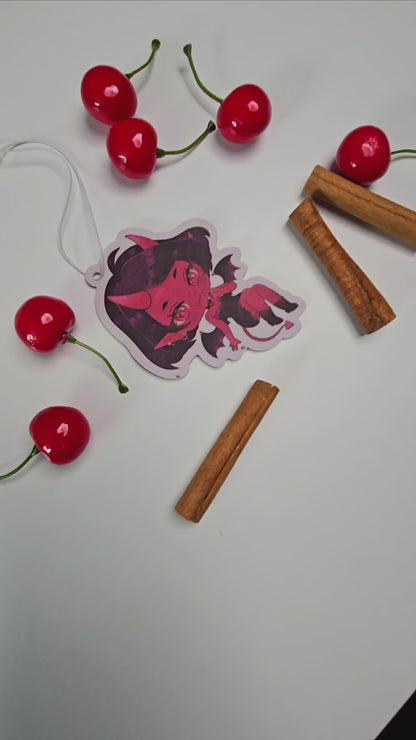 Devil's Kiss Car Air Freshener - Cinnamon and Cherry